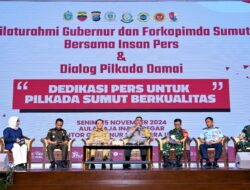 Pangdam I/BB Hadiri Dialog Pilkada Damai Bersama Forkopimda Sumut dan Insan Pers