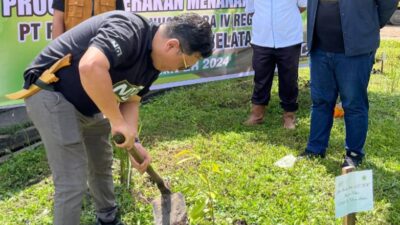 Satu Orang Satu Pohon, Gebrakan PTPN lV PKS Aeknabara Selatan Lakukan Penghijaun
