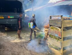 Warga Aisa Sambut Gembira Fogging Bersama Habema
