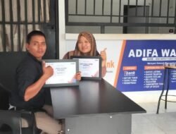 Kunjungi Agen Brilink, PPBK BRI Branch Office Kotapinang Serahkan Sertifikat 