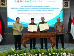 Panglima TNI Teken MoU Dengan Kemendes dan Badan Gizi Nasional