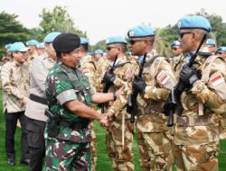 Panglima TNI Sambut KRI Diponogoro-365 Satgas MTF TNI, Kontingen Garuda XXVIII-O UNIFIL