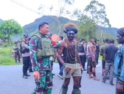 Wujudkan Rasa Aman, TNI-Polri Insentifkan Patroli Gabungan di Puncak Jaya