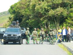 Satgas Yonif 112/DJ Lakukan Penjagaan di Puncak Jaya Jelang Putusan Sengketa Pemilu