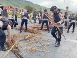 Perang Suku Karena Pilkada, Aparat Gabungan TNI Polri Gelar Razia Skala Besar di Punca Jaya