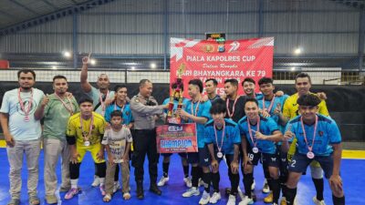 AFB Utama 2 Sabet Gelar Juara Turnamen Futsal Piala Kapolres Situbondo 2025