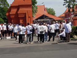 Dugaan Pemangkasan ADD 2026, Kepala Desa dan Staf di Mojokerto Gelar Aksi Demo