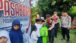 Dukung Generasi Qur’ani, Pasabber Polres Situbondo Salurkan Ratusan Al-Qur’an, Sajadah dan Sembako untuk Anak Yatim