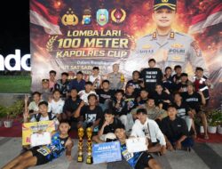 Cegah Bali, Polres Situbondo Guyur Jutaan Rupiah untuk Jawara Lomba Lari 100 Meter