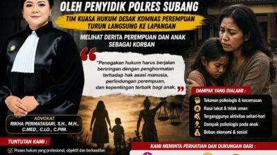 Ibu di Subang Terjerat Proses Pidana Pasca Perceraian, Tim Hukum Desak Komnas Perempuan Turun Pantau   
